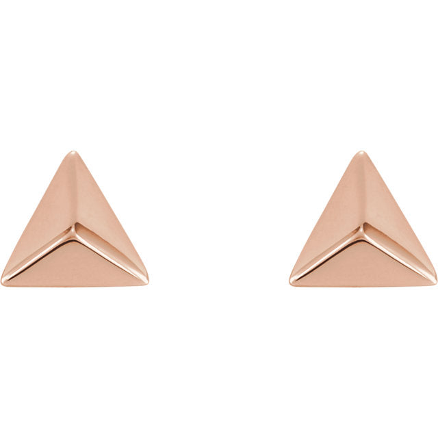 14k Pyramid Studs