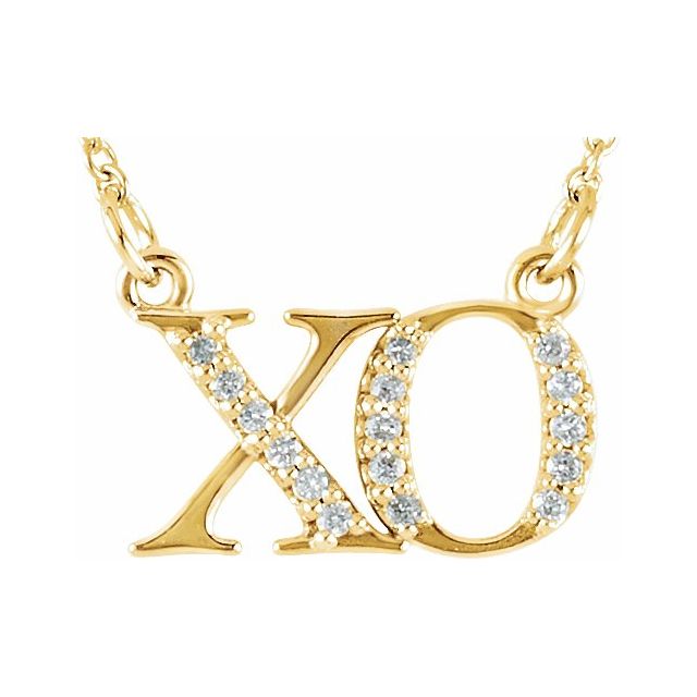 14K "XO" Necklace