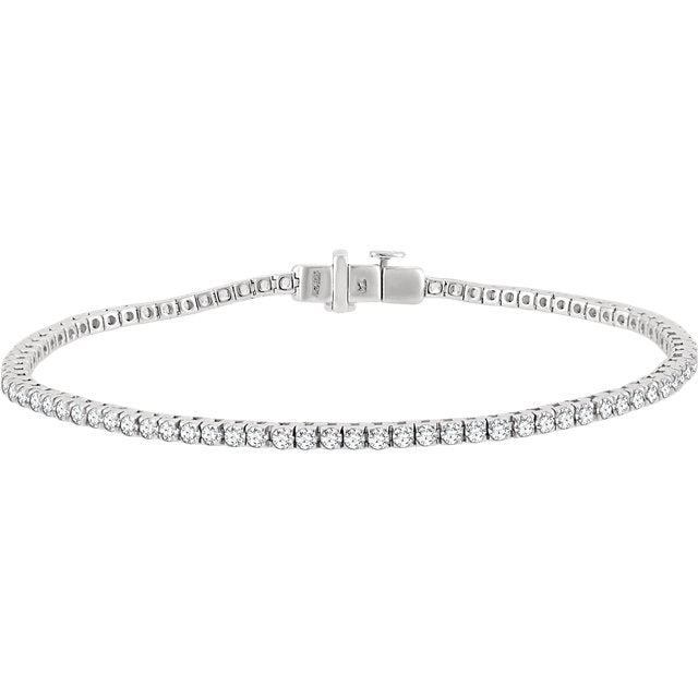 14k Diamond Tennis Bracelet