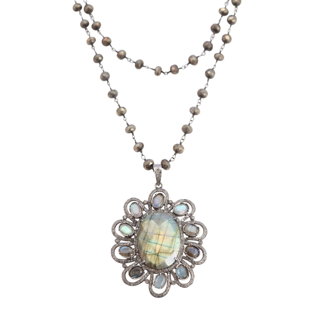 Necklace with Labradorite Pendent
