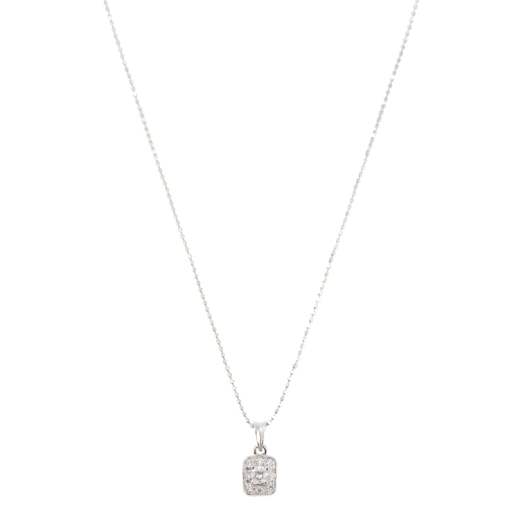 Diamond Pave Medallion Necklace