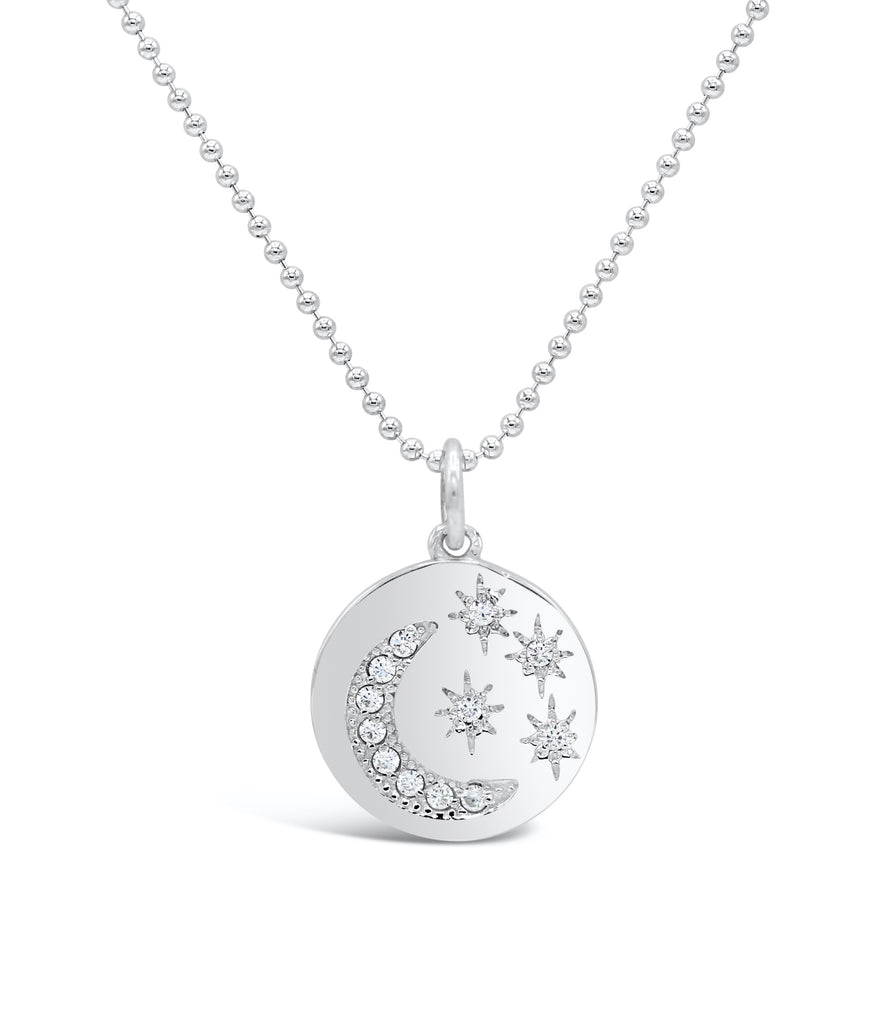 Starry Night Medallion Diamond Necklace