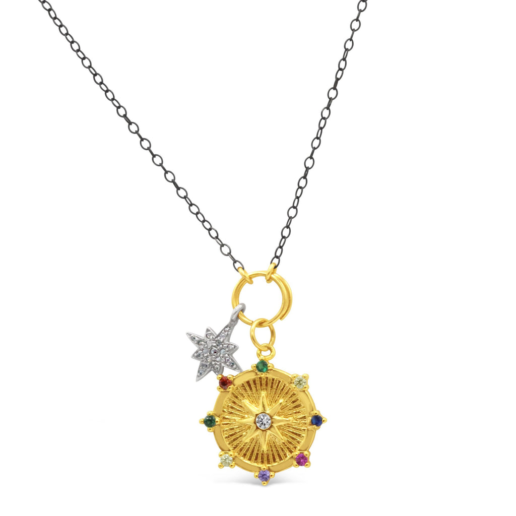 Bethlehem North Star Medallion Necklace