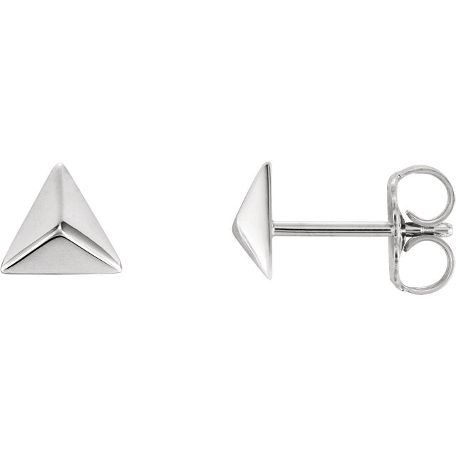 14k Pyramid Studs – Bettina Duncan