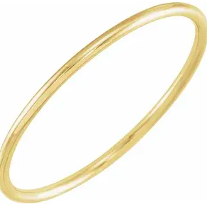 Ring: 14kt Yellow Gold Stackable Ring