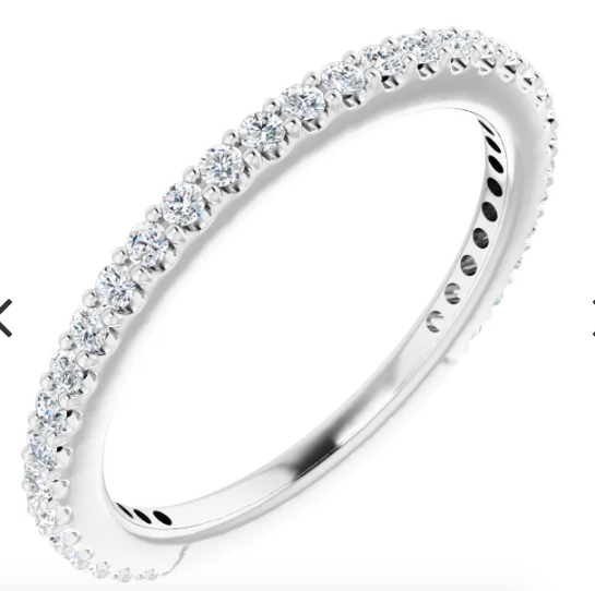 14K 1/3 CTW Diamond Stackable Ring