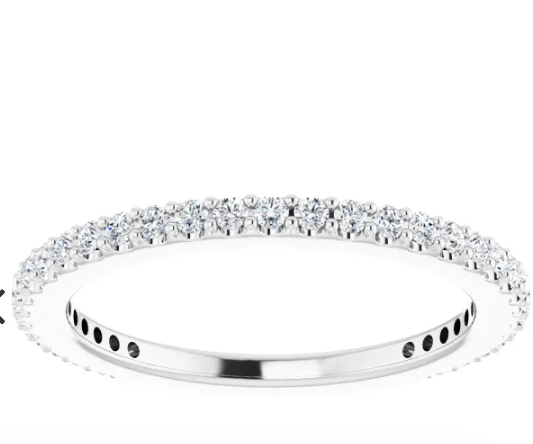 14K 1/3 CTW Diamond Stackable Ring