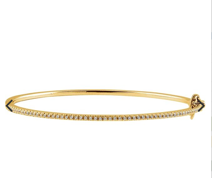 14K Yellow 1/2 CTW Diamond Pavé' 7" Bracelet