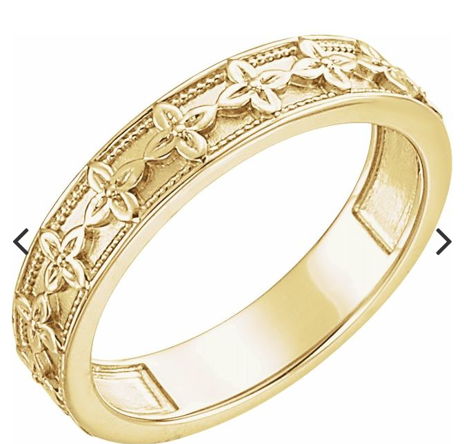 14K  Stackable Ring