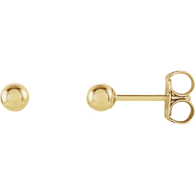 14k Sphere Studs